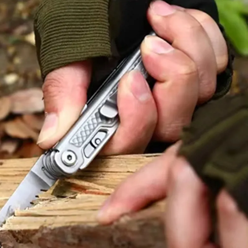 

SWISS TECH 11 in 1 Multitool EDC Outdoor Survival Multi-function Tools with Scissors Screwdriver Gifts for Men