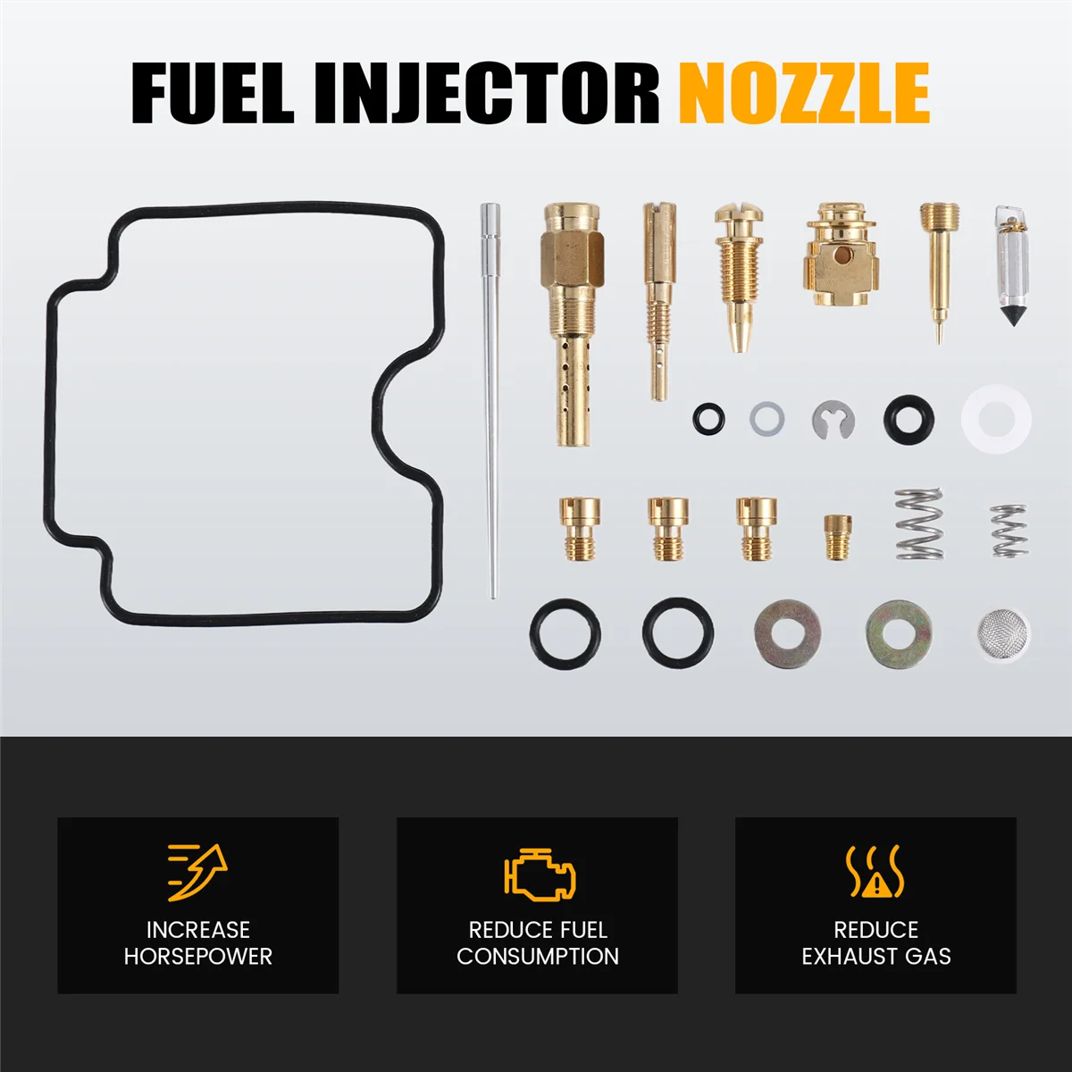 

GIGI Carburetor Rebuild Kit for LTZ400 2003-2008 400 Z400 Motorcycle Carburetor Repair Kit Replacement Parts