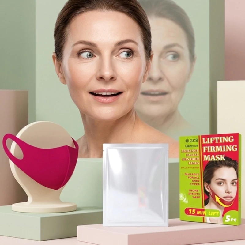 New Wearable Mask Firms Lifts Epairs Redness Corrects Facial Contours Double Chin Disappears