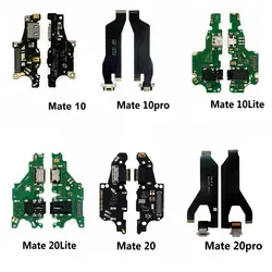 New Microphone Module+USB Charging Port Board Flex Cable Connector Parts For Huawei Mate 20 10 9 Pro Lite P Smart Plus 2019 Z