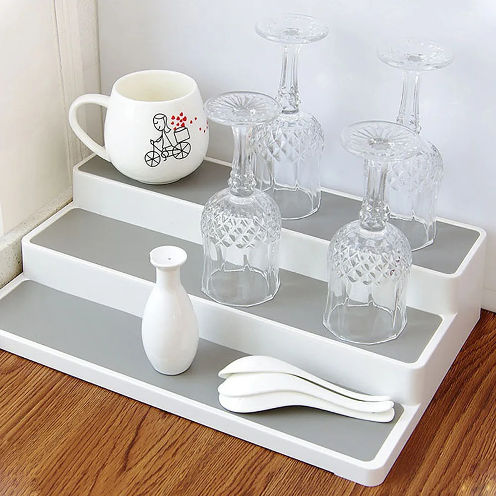 

Sugar Plastic Ladder Bathroom Household Seasoning Kitchen Accessories Bottle Organizer Spice Jar Shelf Storage Rack