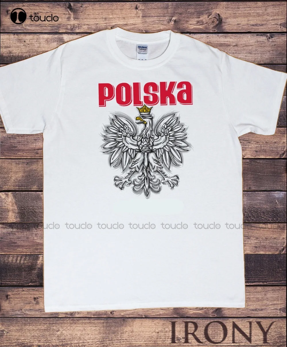 Hot Sale New Fashion Brand White T-shirt Polska Poland Footballer Fan Novelty O Neck Slim Fit Tops T-Shirt fashion funny new