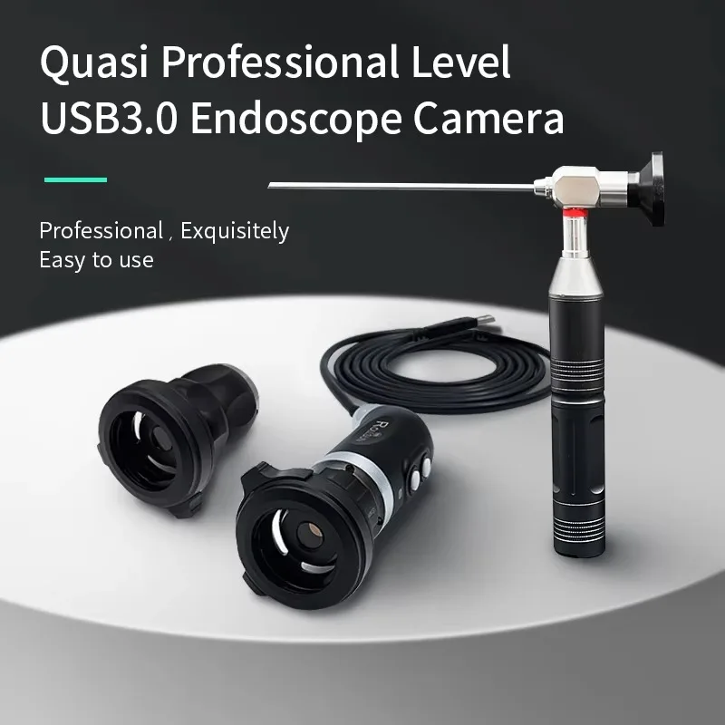 USB 3.0 Industrial Borescope Camera 1080P 60fps 2.5M Metal Tube IPX8 Waterproof Software Support Android Windows MAC for Animal