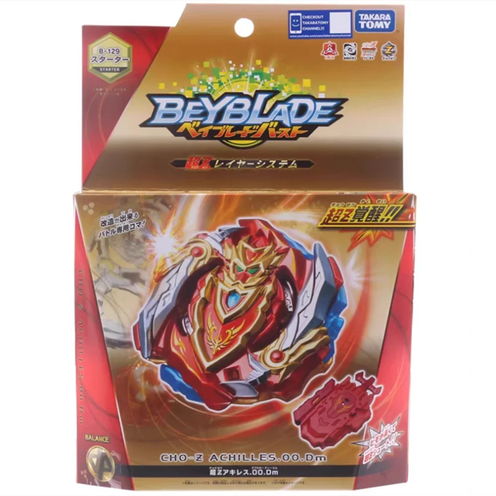 

TAKARA TOMY B-129 Cho-Z Achilles .00.Dm Beyblade Burst Starter w/ Launcher