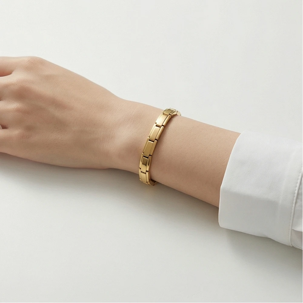 Neuer Trend: Schmale 7mm Italienische Charm-Armbänder aus Edelstahl für Damen und Herren, Modische Handgefertigte Schmuckgeschenke – Detail 6