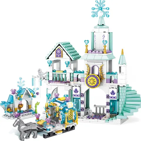 DIY niñas castillos casa carros Kits de bloques de construcción ladrillos modelo clásico juguetes para niños regalo