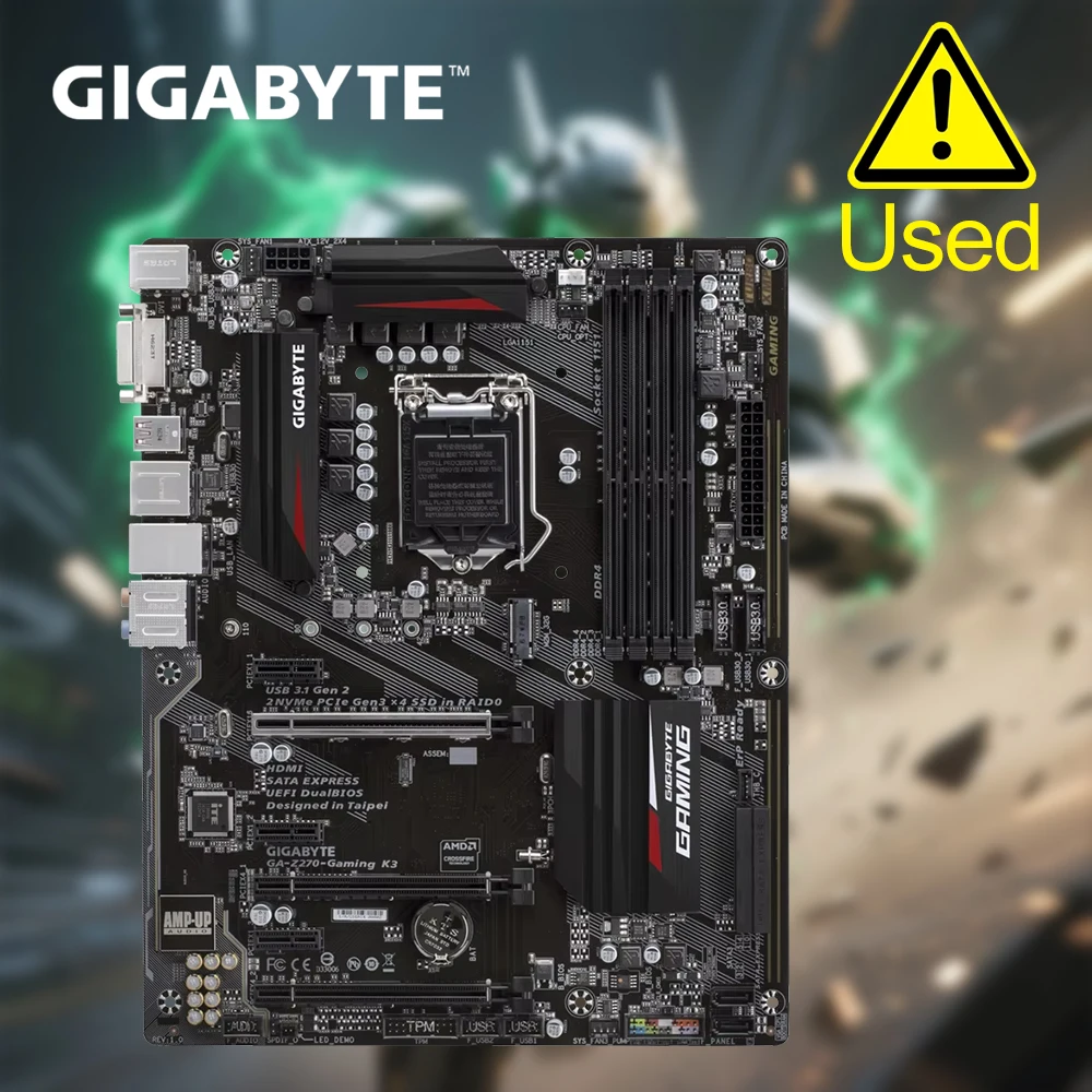 

GIGABYTE Z270 GAMING K3 Desktop Motherboard Socket LGA 1151 i7 i5 i3 Z270 DDR4 USB3.0 Motherboard