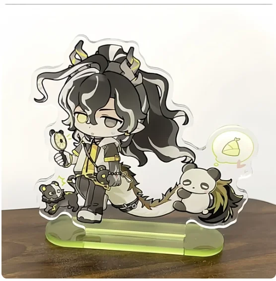 Japanese Anime Arknights Wang Acrylic Double-Sided Stand Figure Model Plate Cosplay Collection Desktop Decor Gifts XYZ