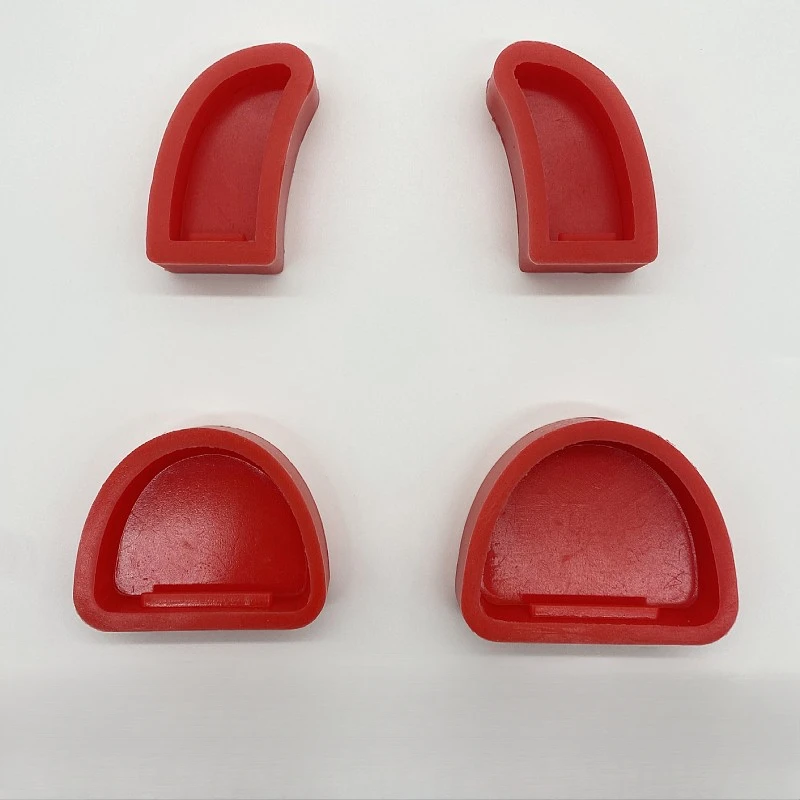 

5Pcs Dental Lab Silicone Rubber Base Moulds Plaster Gypsum Carving Model Former Base Molds Dental Materials Dental Accessories