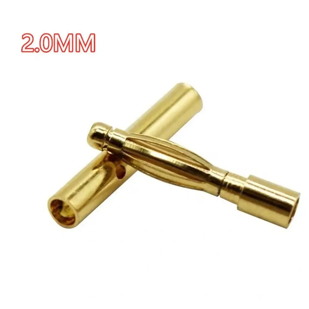 Banana Male Female Connector 2-6mm DIY Battery Gold-plated Bullet Banana Plug High Quality ESC Lipo RC Battery Plug Accessories