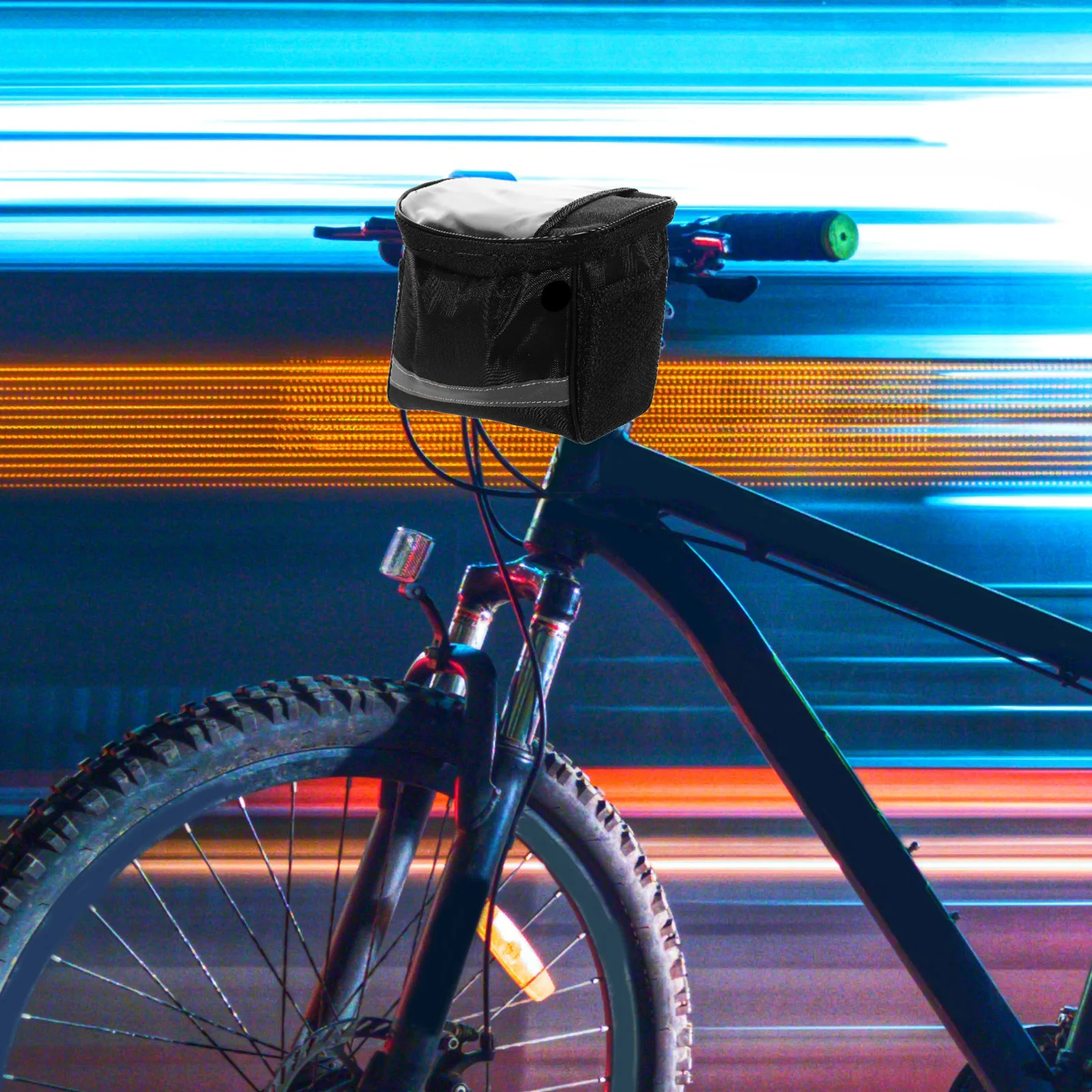 

Car Bag Bicycle Pouch Skateboard Bike for Sports Front Beam Canvas Storage Supply Bicycles Frame