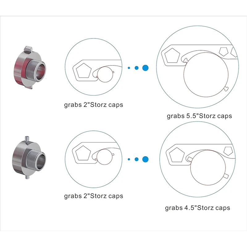 TOP Hydrant Wrench,Fit Common Sizes Of Hydrant Nuts,Pentagon X 5 And Square X 3,Precision Machining And Heat Treatment