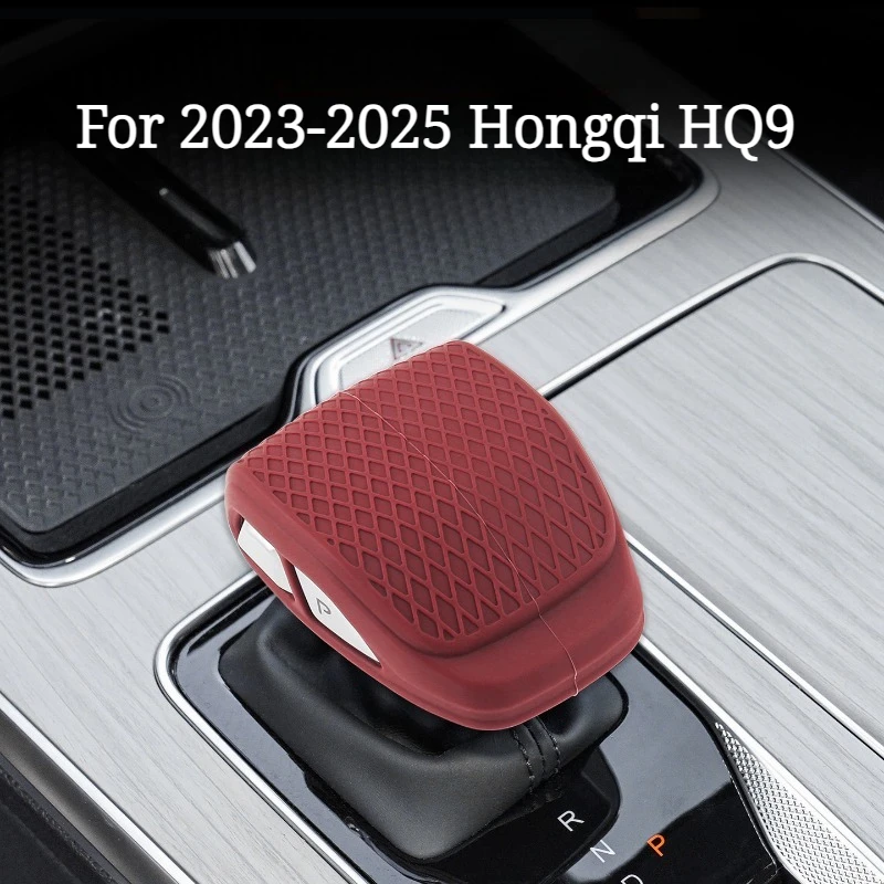 

Central Control Gear Shift Knob Silicone Cover & Shell Kit for 2023-2025 Hongqi HQ9, Interior Upgrade Modification Parts