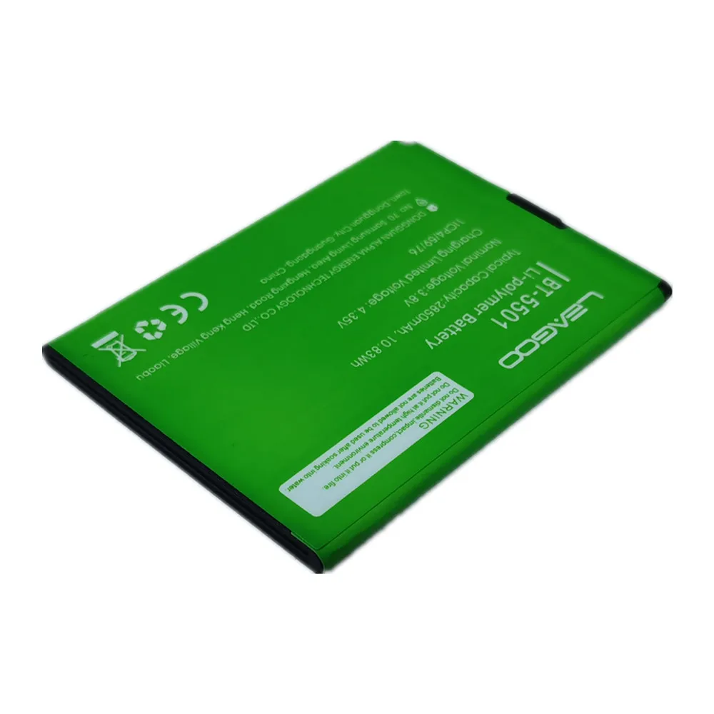 New 100% Original BT5501 2850mAh Replacement Battery For LEAGOO M9 M 9 M10 M 10 BT-5501 Smartphone Parts Batteries Bateria