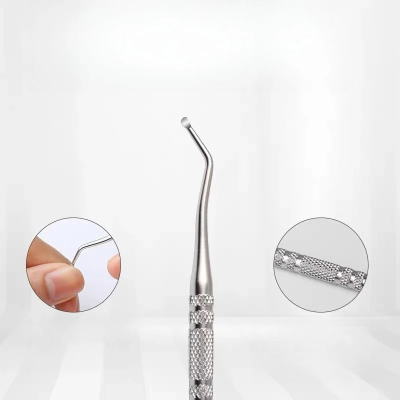 Zehennagelpflege Haken Eingewachsene doppelseitige Korrekturheber für eingewachsene Zehen Nagelfeilen Paronychie Pflege Fußreinigungswerkzeuge