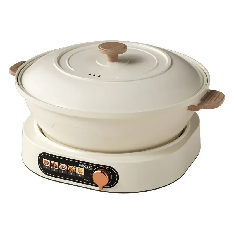 

Hot household split mandarin duck hot pot multi-functional cooking pot integrated pot barbecue hot pan frying pan