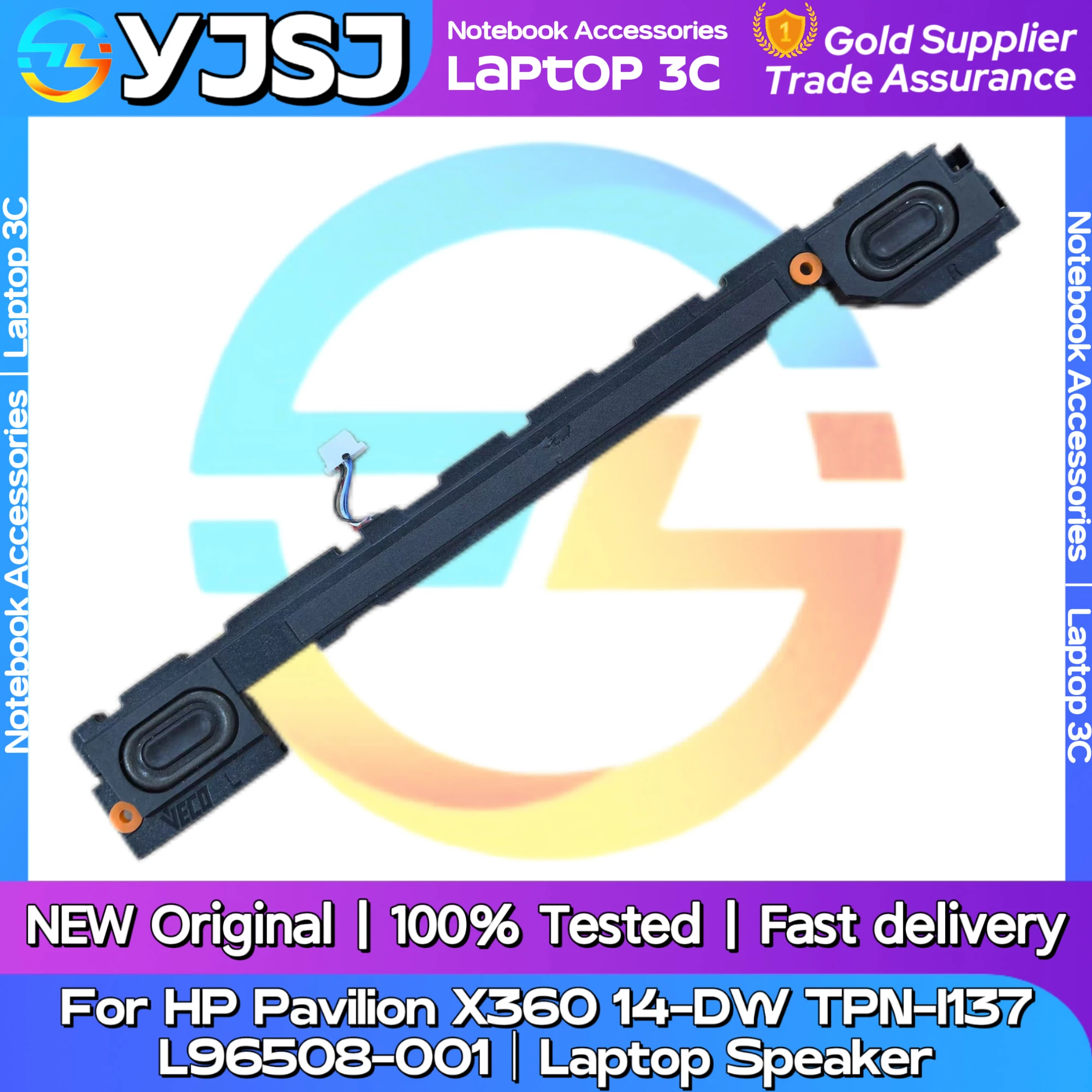 

Новый оригинальный аудиодинамик для ноутбука HP Pavilion X360 14-DW TPN-I137, встроенный динамик, звуковой сигнал L96508-001