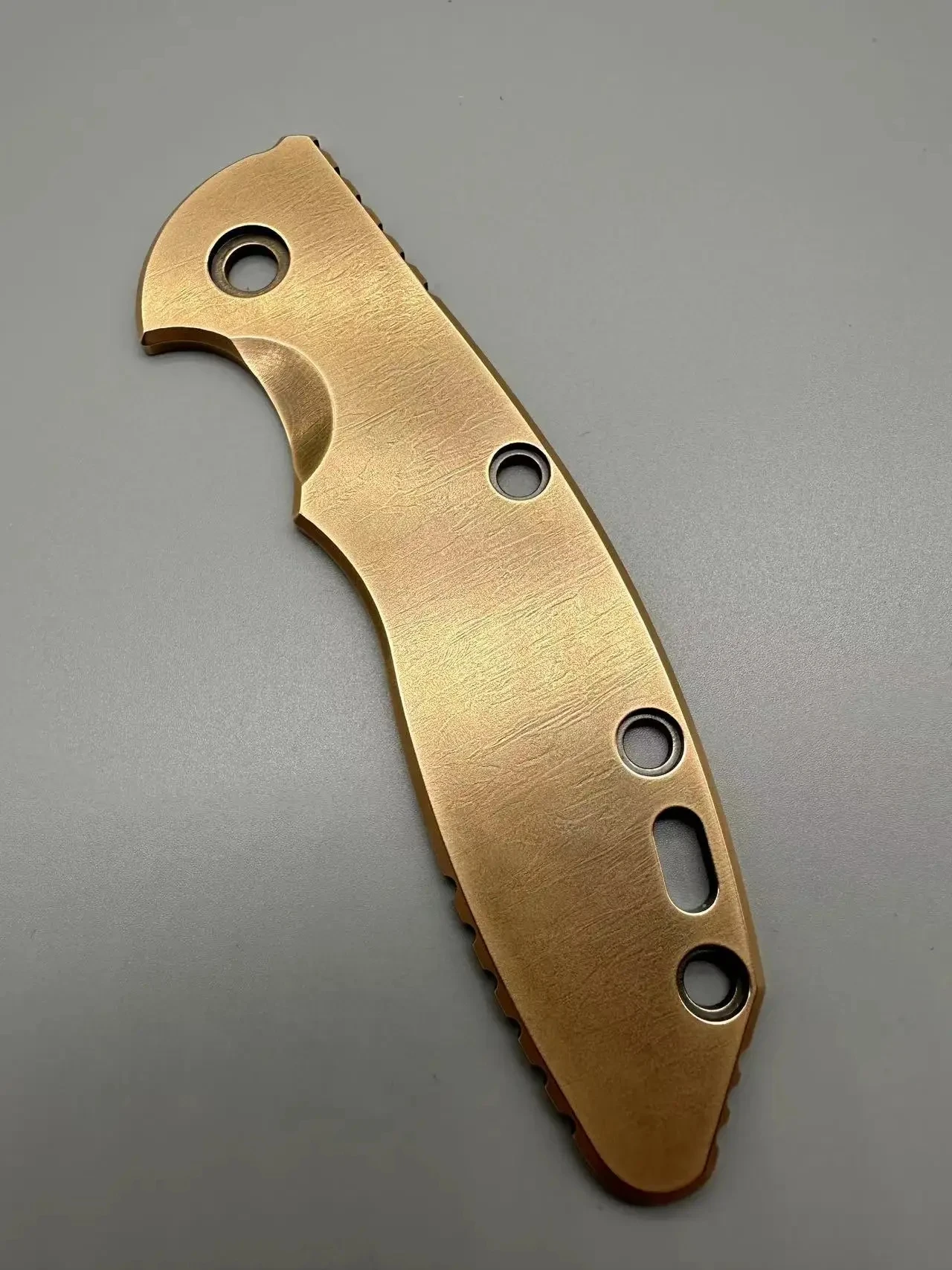 1 Piece Bronze Scales for Hinderer XM18 3.5'' Modify