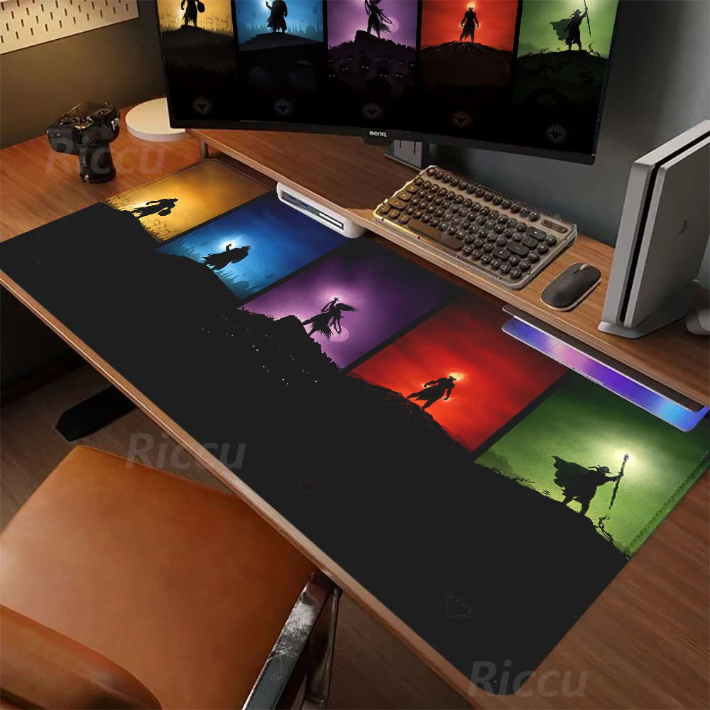 

Magic The Gathering Game Mouse pad Gamer PC Cabinet Desk Lock Edge Keyboard Carpet Computer Game Accessories Antislip Mouse Pad