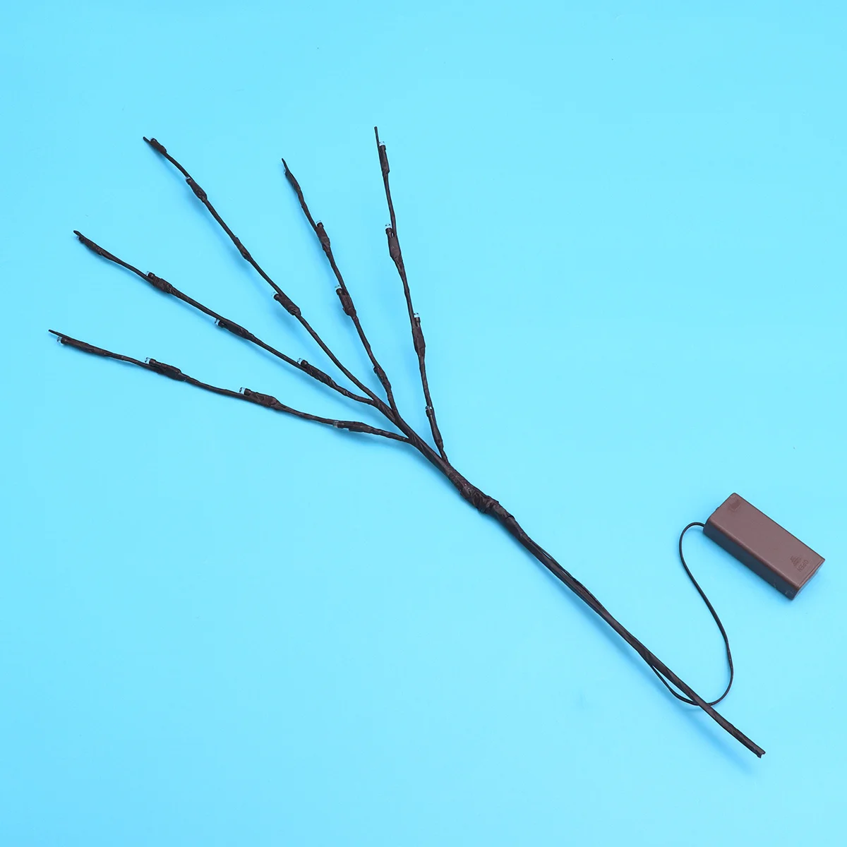 محاكاة فرع شجرة ضوء 20 مصباح أربعة ألوان ضوء الليل للمنزل حفلة عيد الميلاد ديكور جو دافئ