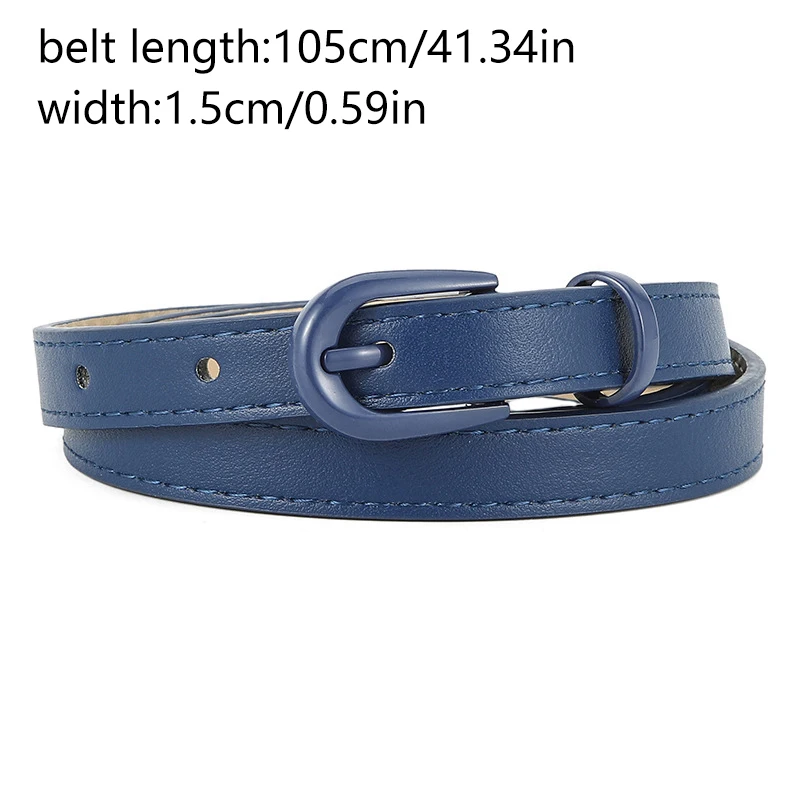 Belt Ladies Fashion Hundred With Jeans Belt Female Simple Korean Version Of The Senior Sense Of Tide Ins Wind Trouser Belt Black