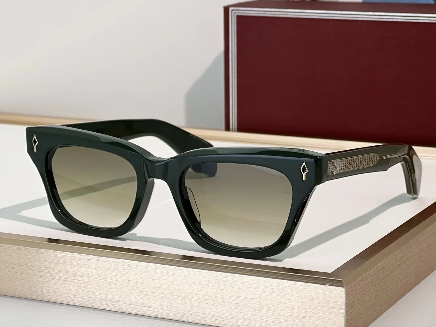 남녀공용 최고급 선글라스 DEALAN 에폭시 사이즈 50 스타일 UV400 레트로 패션 특별 디자인 선글라스 (케이스 포함)