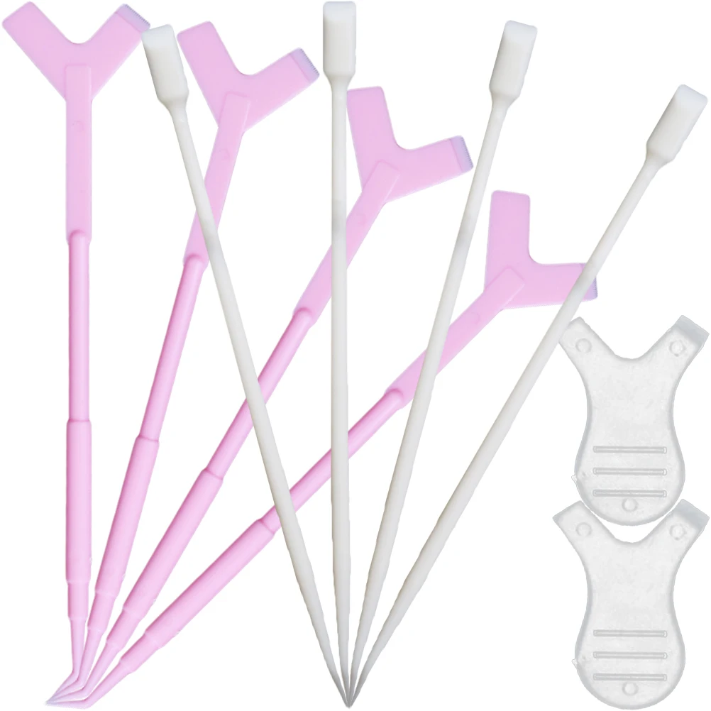 

60pcs Lifting Tools Professional Extension Brush Perm Kit Grafting Sticks Durable Plastic Curling Tool Lash Lifting Rod