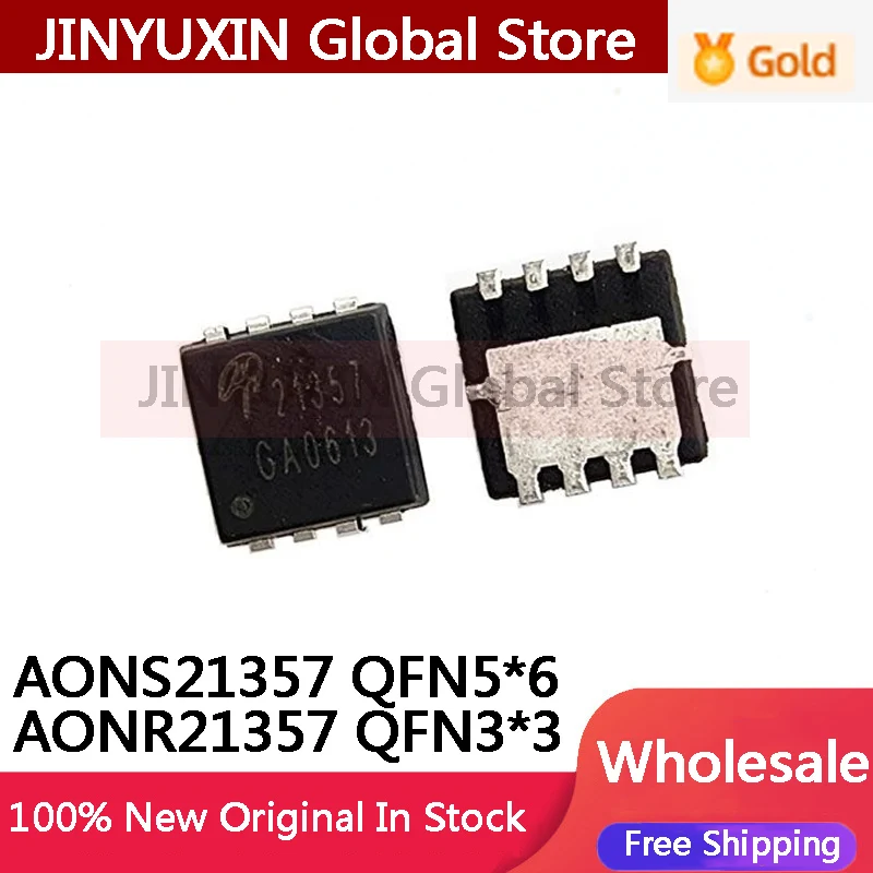 5 قطعة AONS21357 AONR21357 AO21357 21357 P-channel MOSFET 34A 30V IC في المخزون بالجملة