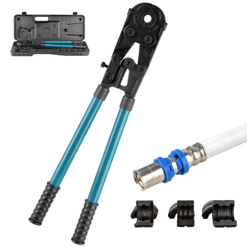 

CW-1632A 6-Ton Hydraulic Pliers Manual Stainless Steel Water Pipe Crimping Tools with DN1 Die 15/20/25 OEM Customizable