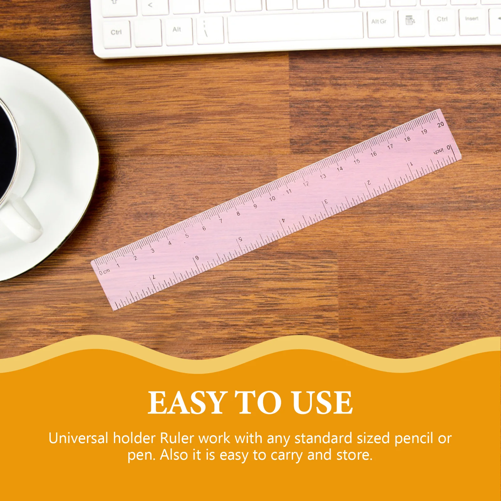 

5 Pcs Ruler Colorful Plastic Drafting Centimeter Drawing Accessory Tools Straight Office Supplies Student