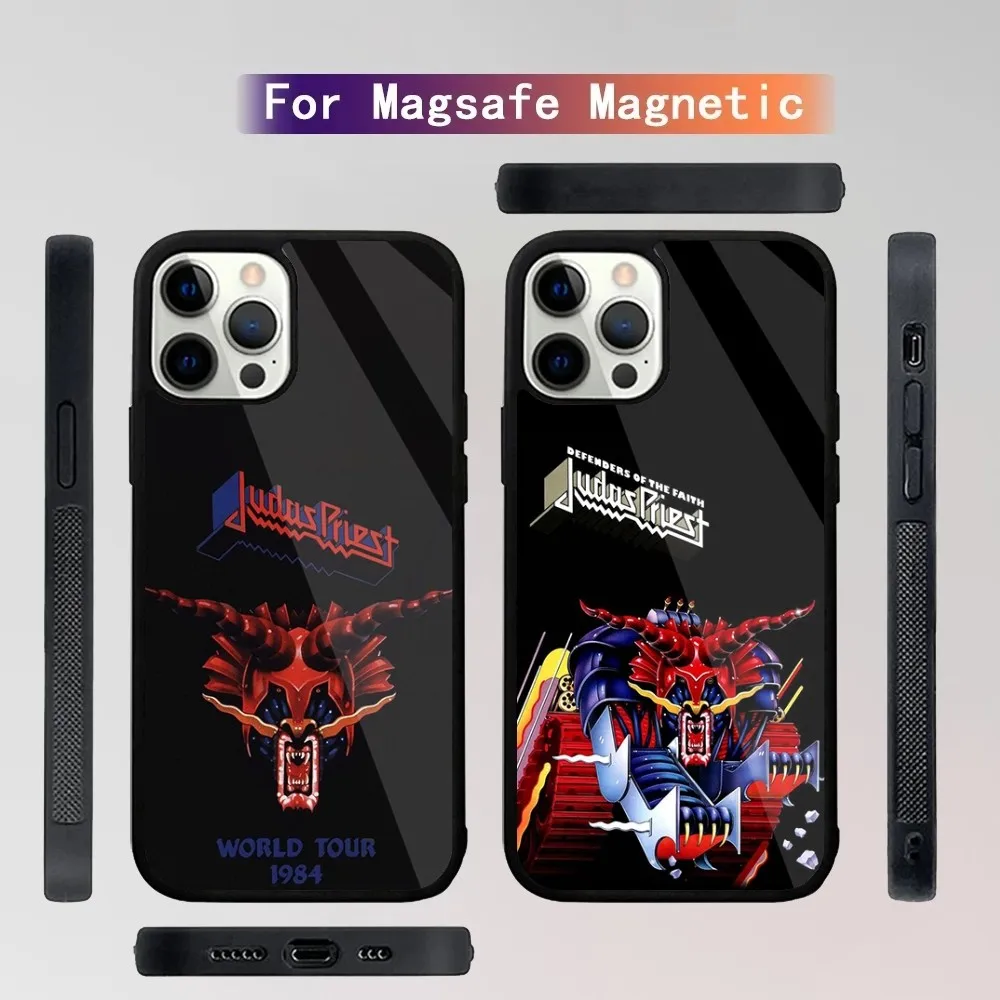 

Rock Band J-Judas P-Priest Phone Case For iPhone 15,14,13,12,11,Plus,Pro,Max Mini Magsafe Magnetic Wireless Charging