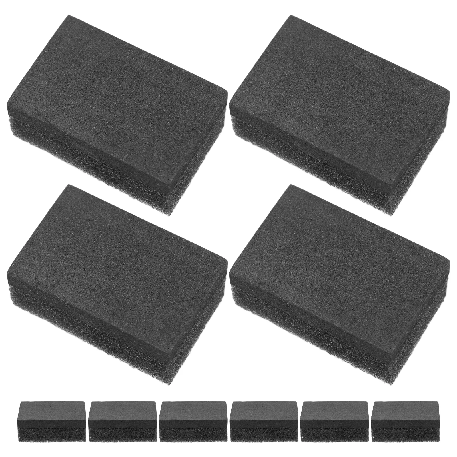 

10 Pcs Disposable Shoe Polish Industrial Polishing Cloth Boot Covers Shine Blocks