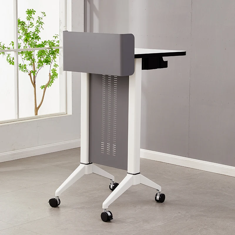 Office furniture, school teacher reception table, host podium, mobile consultation table