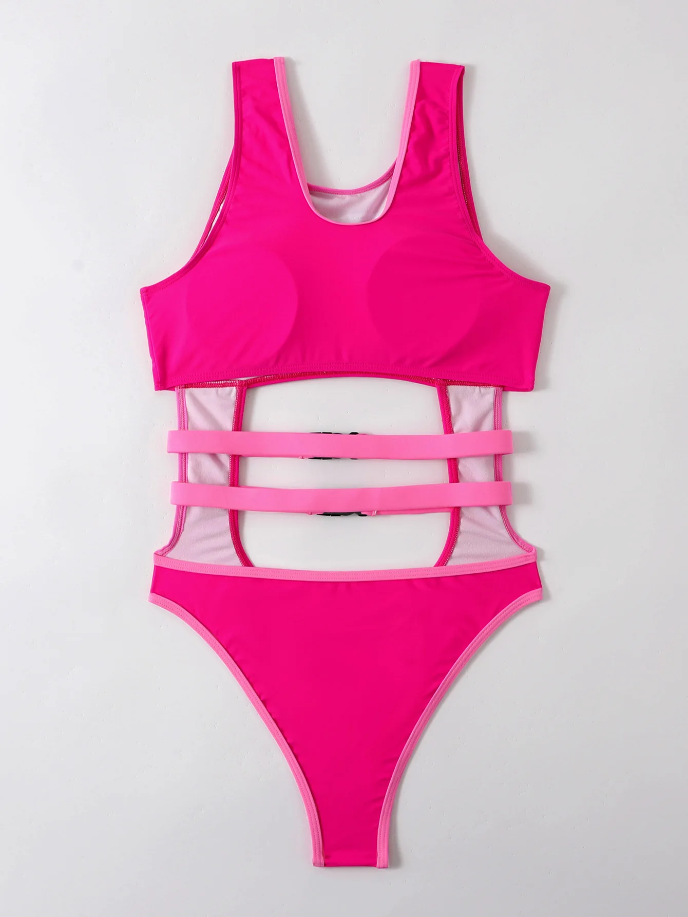 ارتفع الأحمر قطعة واحدة ملابس السباحة مجموعة البكيني 2026 جديد البرازيلي قطعة واحدة ملابس الشاطئ ملابس الشاطئ الجوف Monokini الإناث ثوب السباحة