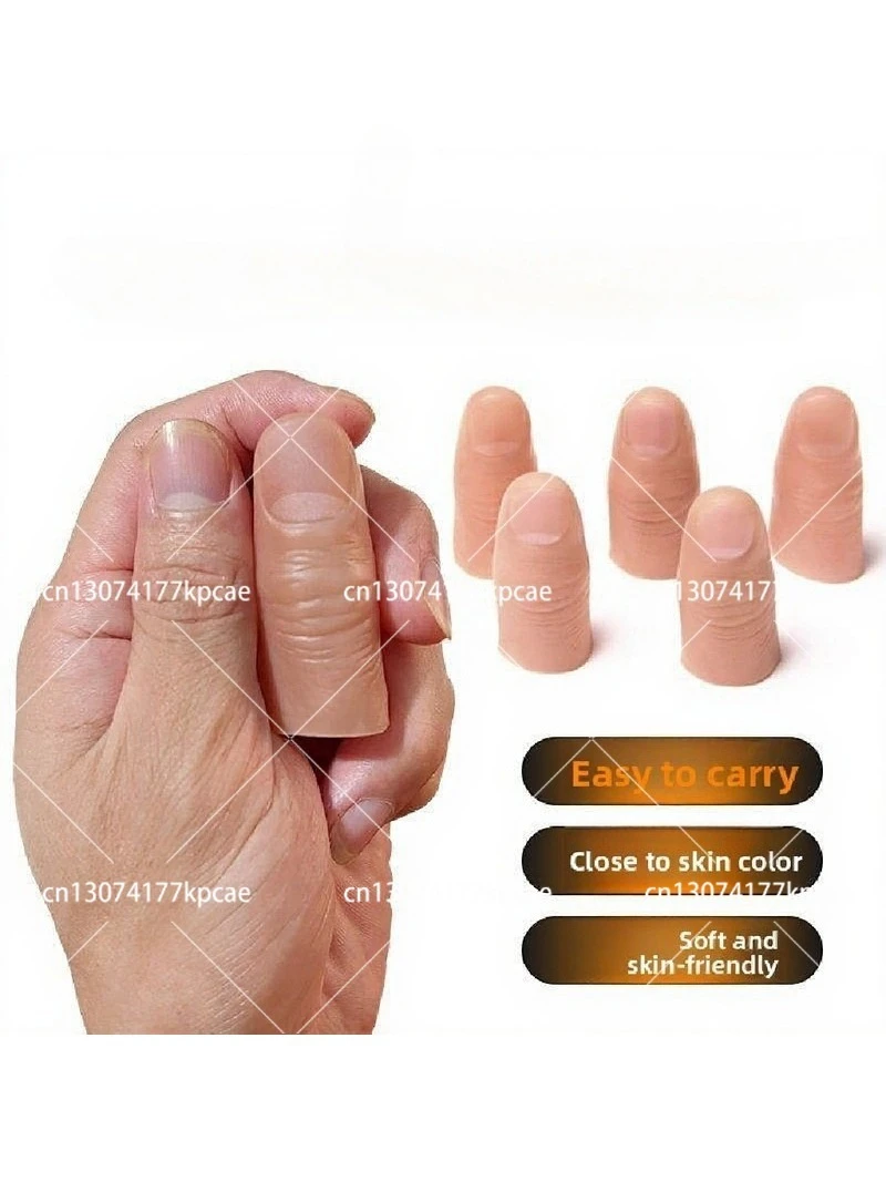 Silicone Prosthetic Finger Cover for Missing Finger Realistic Skin Tone Discreet Daily Wear