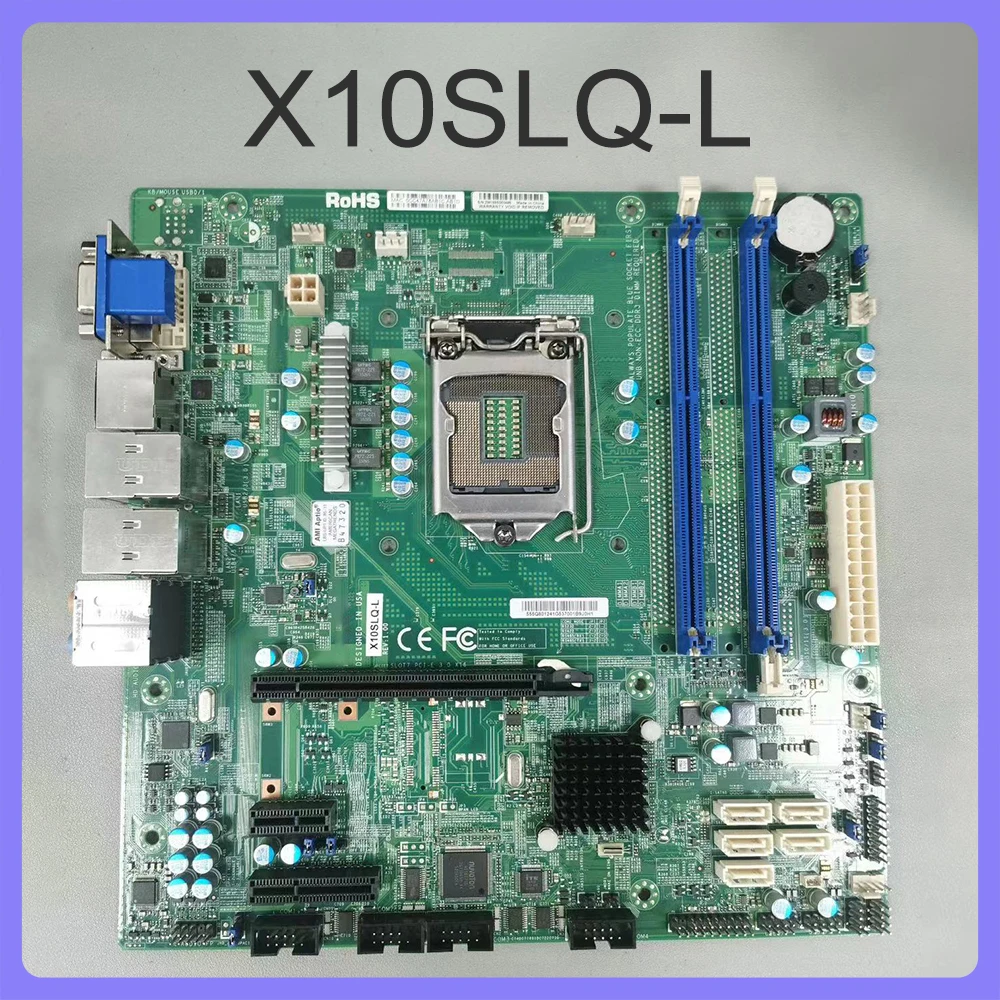 4th Gen Core i7/i5/i3 Up to 16GB DDR3 LGA1150 non-ECC Embedded Desktop Motherboard X10SLQ-L