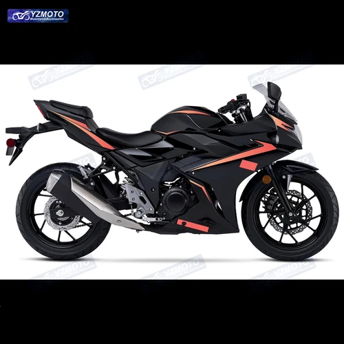 Imagen 2 del producto Para GSX250R GSX 250 R, accesorios para motocicleta, pegatina de carenado de carreras de coches completa, Kit de pegatinas reflectantes impermeables para carrocería