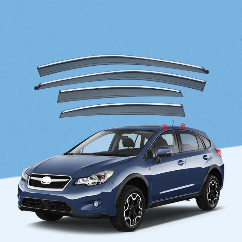 Window Visor Side Window Deflector Rain Guard Awnings & Shelters For Subaru XV Crosstrek 2011 2012 2013 2014 2015 2016 2017-2023