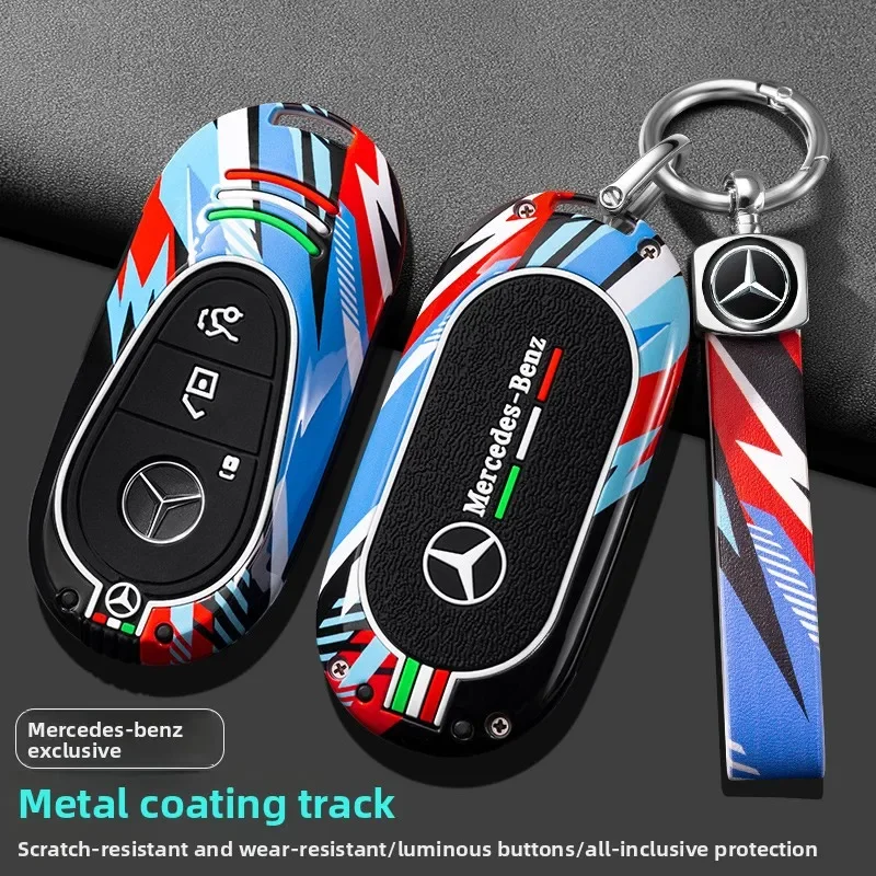 Car Smart Remote Key Case Cover Shell Holder for Mercedes Benz C S Class W206 W223 S350 C260 C300 S400 S450 S500 Accessories