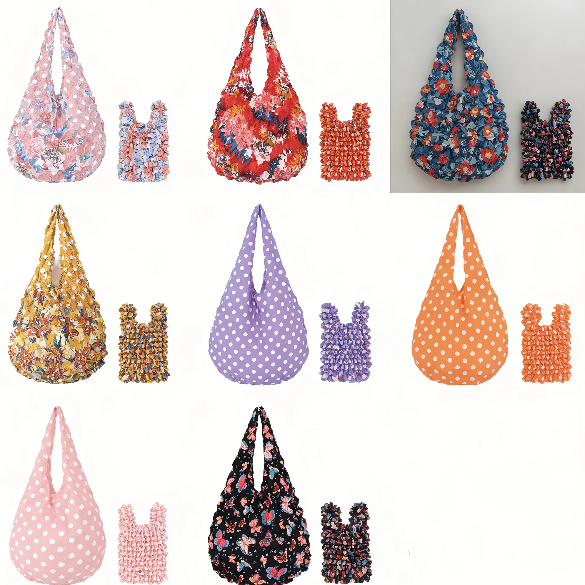 2026 New Magic Retractable Bag Large Capacity Travel Bag Environmentally Friendly Portable Shopping Bag