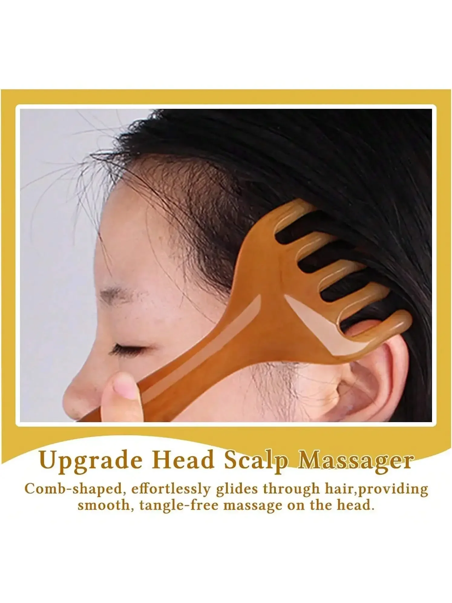 

1pcs Resin Head Massager Scalp Gua Sha For Body Neck Leg Massage Five-claw Head Scraping Stick Scraping Claw Massage Tools Part