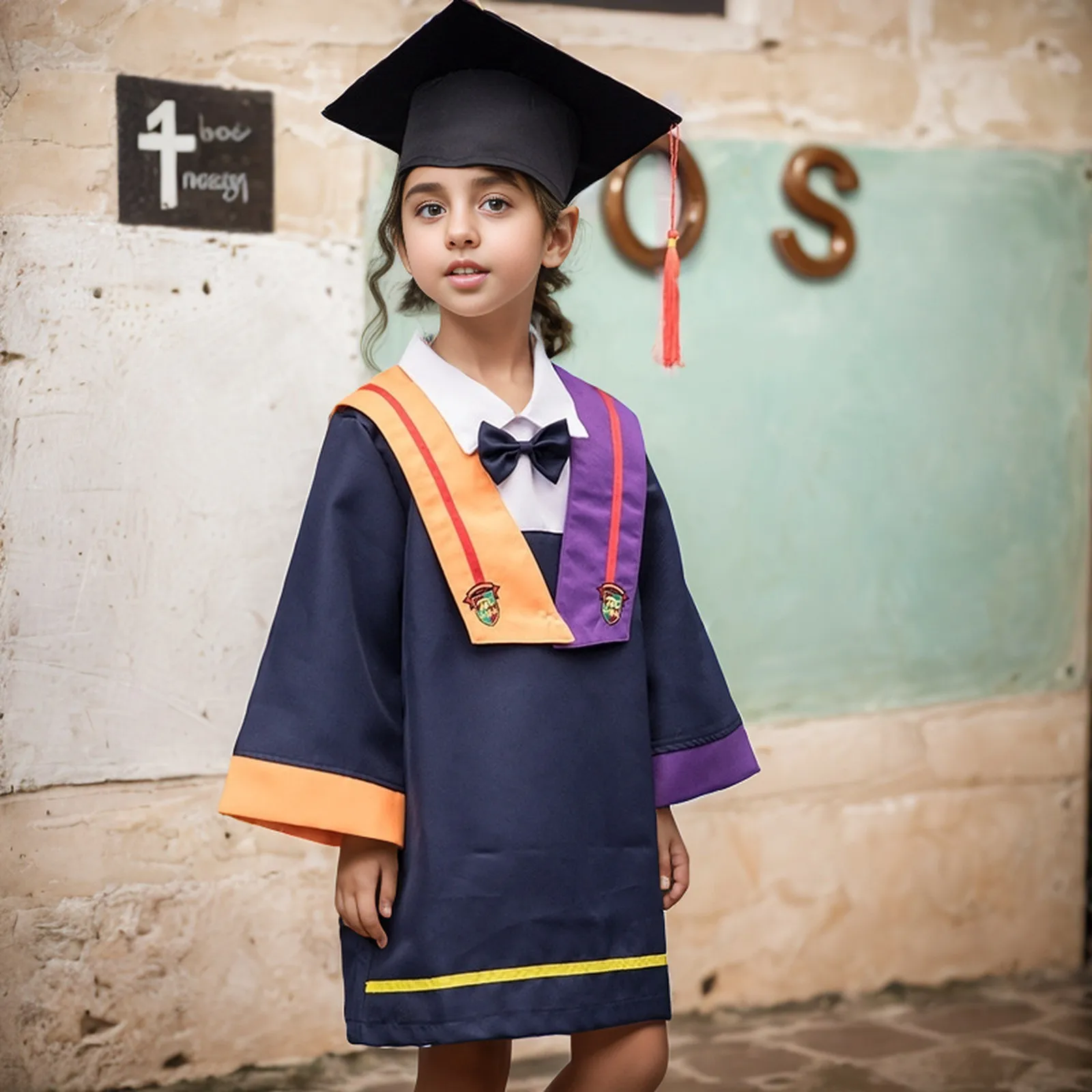 Children Graduation Costumes School Academinc Uniform Boys Gilrs Photography Performance Clothing Kindergarten Bachelor Gowns