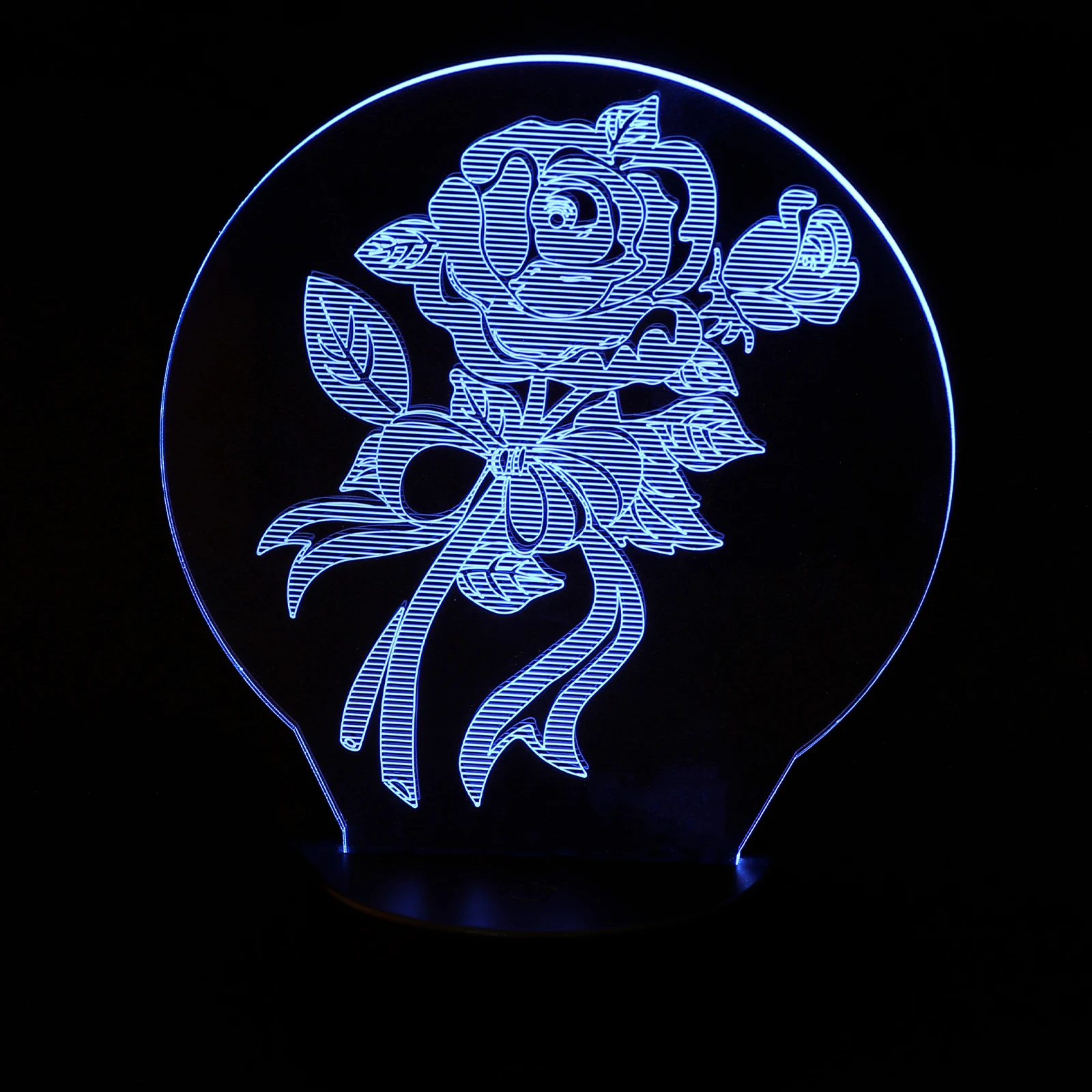 

3D Night USB Charging Lamp Decorative Party Light Decor Plastic Abs Base Bedroom Living Room Party Top Lighting
