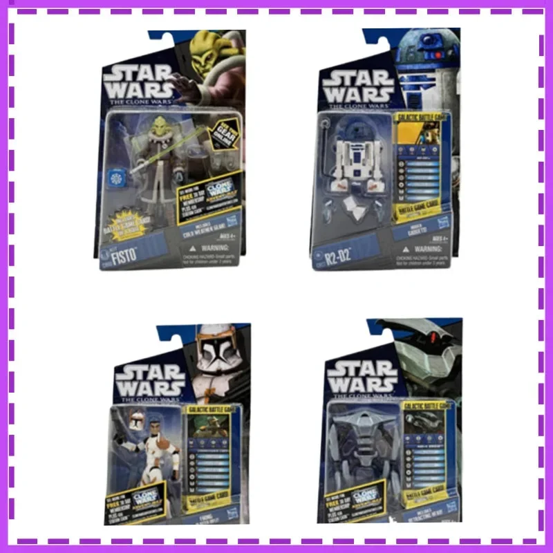 Hasbro Anime Star Wars The Clone Wars Wolffe Fett Spacetrooper Cody Droid Tiin Gifts for Children Action Figure Model Toys