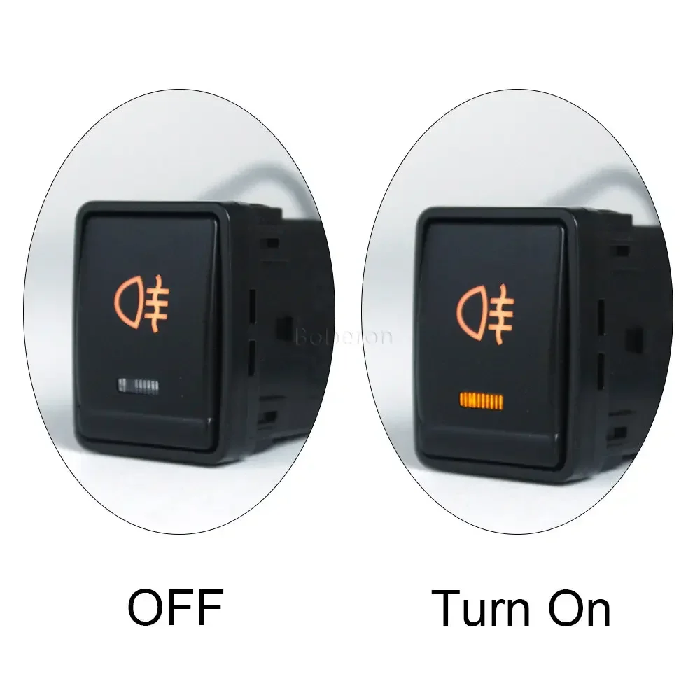 Accessories Car Power On Off Front Camera Push Button LED Switch Parts Fitting For Nissan X-Trail T32 2014-2020 Qashqai J11 2015
