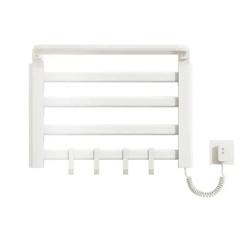 Toilet non-perforated towel rack hotel smart electric towel rack toilet bathroom bath towel