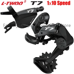 LTWOO T7 1x10 Speed Mountain Bike Derailleur Kits Two Way Release Trigger Shifter 10V Stabilize Damping System RD Bicycle Parts