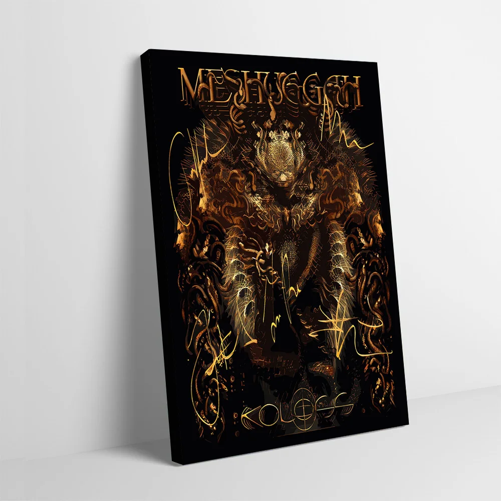 Pôster de Arte da Capa do Álbum Meshuggah Koloss, Pintura em Tela Personalizável, Arte de Parede, Presente para Sala de Estar Moderna