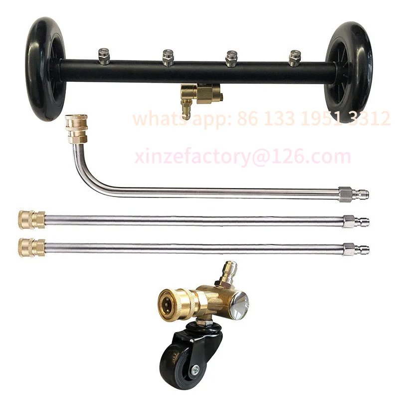 تخصيص تنظيف الهيكل غسالة فوهة المروحة أدوات السيارات الضغط الهيكل السفلي غسالة نظافة غسيل السيارات مكنسة المياه المرفق #4