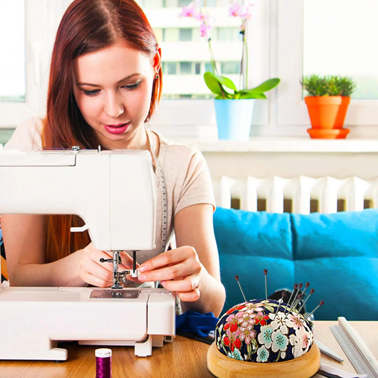 

Straight Pins 100-Piece Extra Fine Long Needles Clothes Sewing Needles Quilting Pins For Art Projects Crafts Corsage Wig